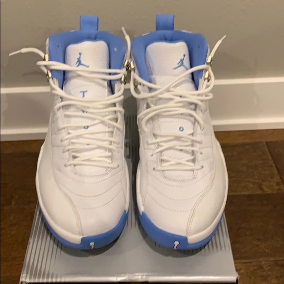 Jordan 12 XII Melo 2004 white university blue - Picture 3 of 6